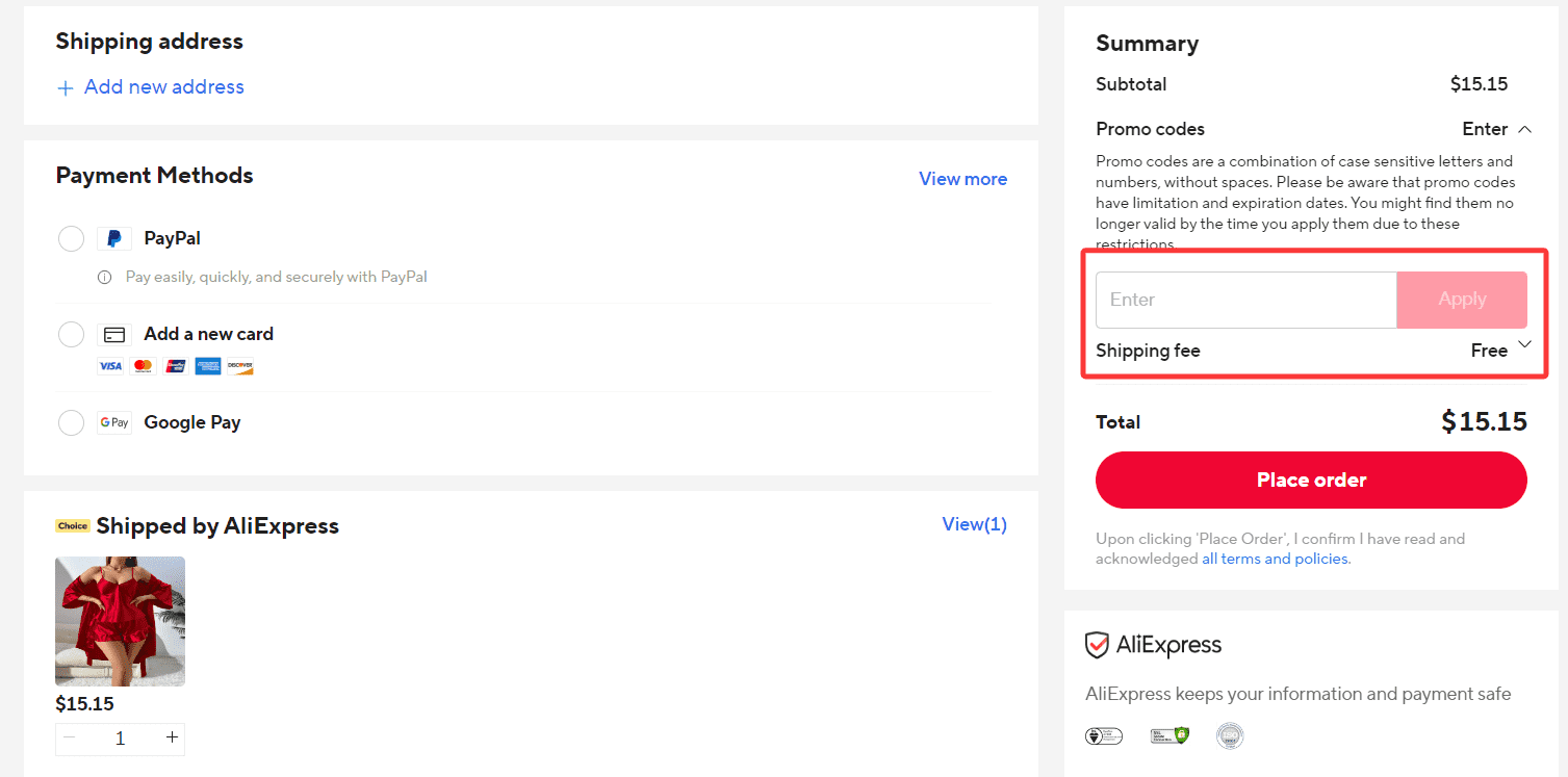 how to use AliExpress coupons
