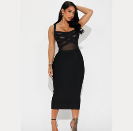 Cassidy Bandage Midi Dress