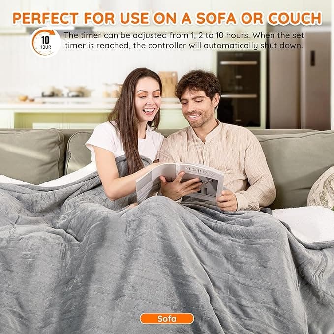 Mia&Coco Heated Blanket Queen Size -84