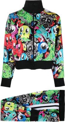 Monsters graphic-print tracksuit-set