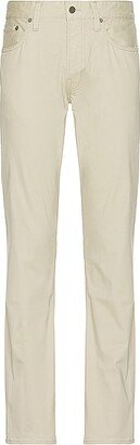 5 Pocket Sateen Chino Pant in Tan