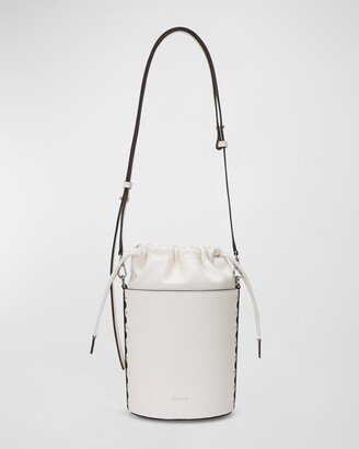 Delica Stud Leather Bucket Bag