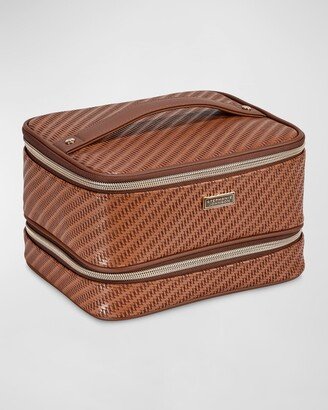 Rosewood Cognac Jenny Train Case