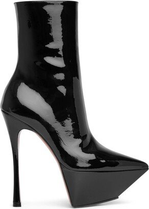 Yigit patent leather ankle boots