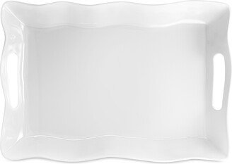 Ruffle Melamine 20 x 14 Rectangular Tray