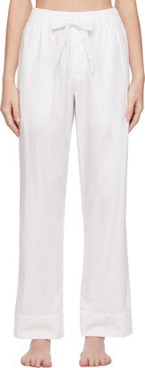 White Drawstring Pyjama Pants