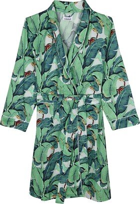 Martinique Banana Leaf Robe