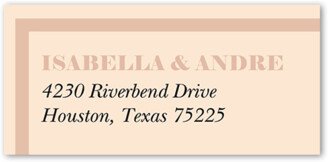 Wedding Address Labels: Bold Headline Address Label, Beige, Address Label, Matte