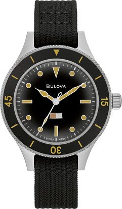 Men's Limited Edition Bulova Archive Series Mil-Ships-W-2181 Submersible Automatic Strap Watch (Model: 98A265)