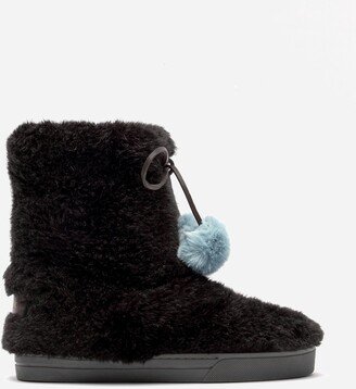 Samantha Boot Faux Fur Black