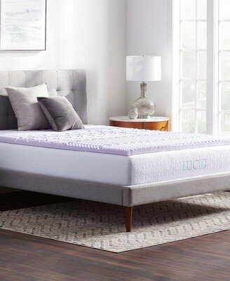 Dream Collection by Lucid 5-Zone Lavender Memory Foam Mattress Topper, Twin Xl