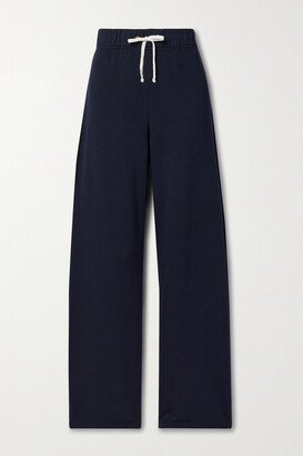 Eazy Cotton-jersey Track Pants - Blue