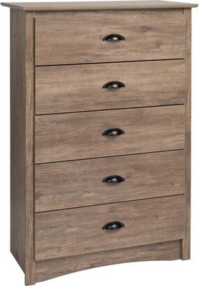 5 Drawer Salt Spring Dresser Drifted Gray