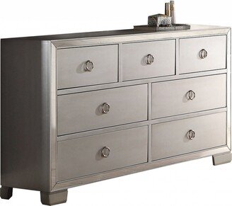 57 Platinum Manufactured Wood Seven Drawer Triple Dresser