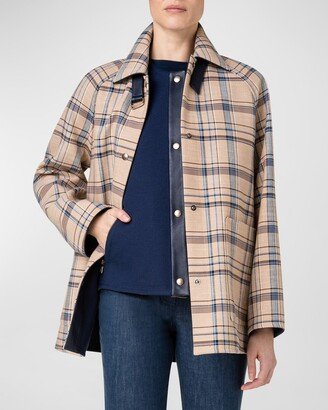 Two-in-One Layered Wool Top Coat with Detachable Vest