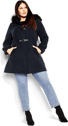 Women's Plus Size Wonderwall Coat - - 20W