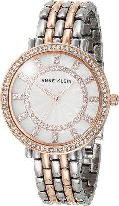 Women's Premium Crystal Accented Two-Tone Bracelet Watch