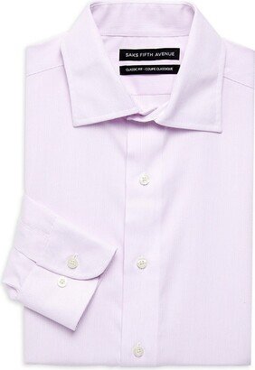 Saks Fifth Avenue Made in Italy Saks Fifth Avenue Men's Classic Fit Striped Dress Shirt