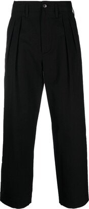 Pleated Tailored Trousers-AM