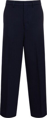 Large fit wool pants