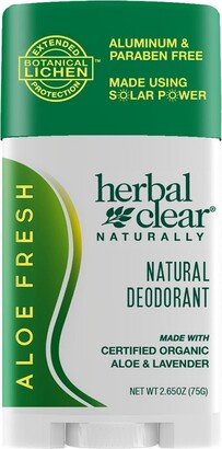 Herbal Clear Naturally Aloe Fresh Deodorant 2.65 oz Stick