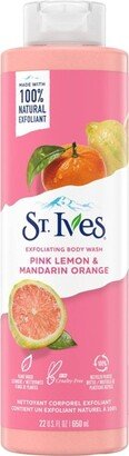 Pink Lemon & Mandarin Orange Plant-Based Natural Body Wash Soap - 22 fl oz