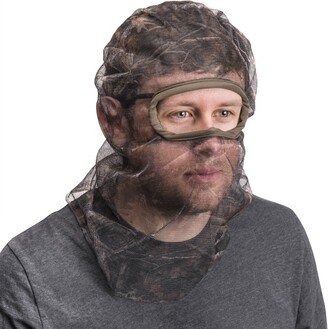 Quietwear Men's Full Cover Form Fit Mesh Facemask, Kanati, One Size Fits Most