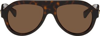 Tortoiseshell Classic Aviator Sunglasses