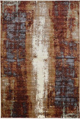 Illusions Canyon Rug Beige/Burgundy