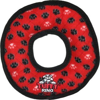 Tuffy Ultimate Ring Red Paw, Dog Toy