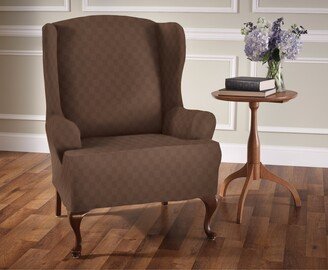 Stretch Newport Wing Chair Slipcover - wing chair - wing chair