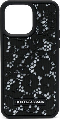 floral logo-patch iPhone Pro Max case