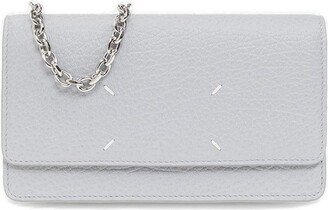 Four-Stitch Foldover Top Crossbody Bag-AA