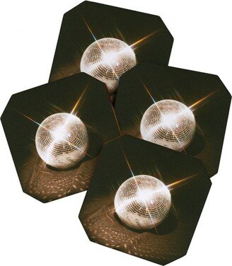 Samantha Hearn Disco Ball Art Coaster Set