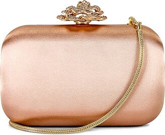 Rosa Crystal Lock Clutch