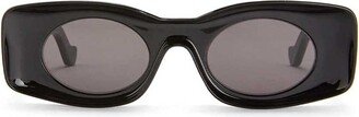 Rectangular Frame Sunglasses-CU