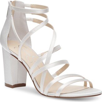 Women's Stassey Bridal Strappy Block-Heel Sandals