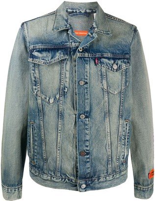 Denim Buttoned Jacket-AA