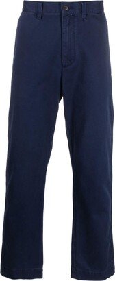 Straight-Leg Cotton Trousers-BF