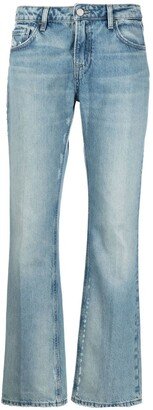Distressed-Effect Denim Jeans-AC