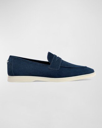 Drake Suede Casual Penny Loafers