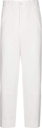 Straight-Leg Cotton Trousers-BZ