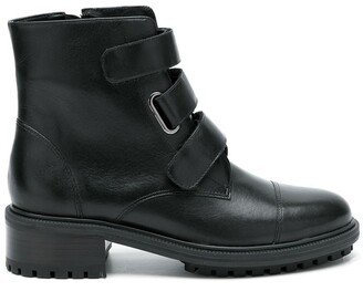 Milestone leather combat boots