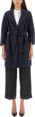 'S Max Mara Belted Long-Sleeved Coat-AG