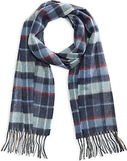 The Men's Store at Bloomingdale's Allover Plaid Woven Cashmere Scarf - 100% Exclusive