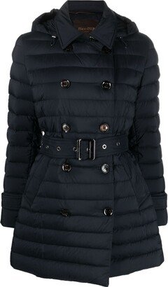 Double-Breasted Padded Down Jacket