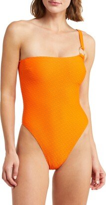 YELLOW THE LABEL Dionne Textured One-Piece Swimsuit