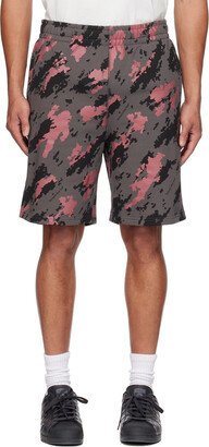 Gray Printed Shorts-AA