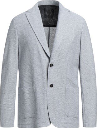 T-JACKET by TONELLO Suit Jacket Light Grey-AA