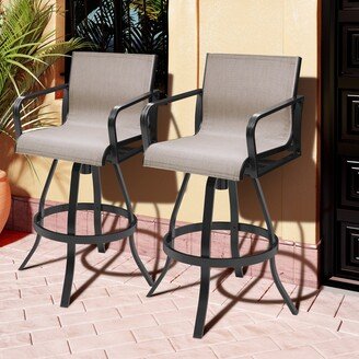 Pellebant Outdoor Patio Swivel Barstool Patio Bar Stools - 18.31